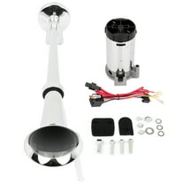 ECCPP 12V Air Horn Single Trumpet Air Horn   Compressor Powerful Loud 178db Horn for Train Car Truck Boat RV