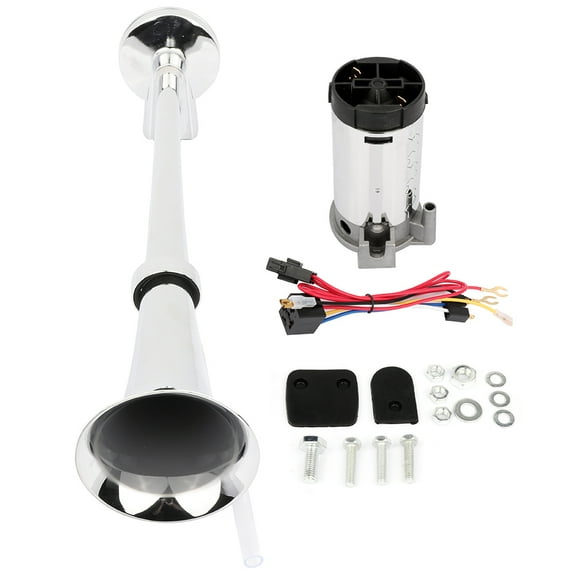 ECCPP 12V Air Horn Single Trumpet Air Horn   Compressor Powerful Loud 178db Horn for Train Car Truck Boat RV