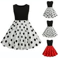 thumbnail image 1 of LOVZFMLL Robe Style Ferme Européenne pour Enfants Robe Florale Tenue de Performance pour Filles, 1 of 9