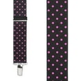 thumbnail image 2 of Suspender Store Stripes, Checks & Polka Dots Suspenders - 1.5-Inch Wide Elastic - Clip - 9 Patterns & 4 Sizes, 2 of 4