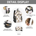 thumbnail image 4 of JIALIOU 14" Laptop Backpack Waterproof Airline Approved Stylish Casual Daypack for Travel Business College Work, Capybara Tulip Love Heart, 4 of 8