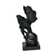 thumbnail image 5 of Escultura de pareja besándose, figura de amor, adorno de cumpleaños, estatua de pareja besándose Negro, 5 of 9