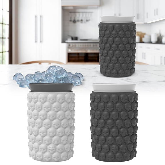 Tray Silicone Ice Grid Cup Ice Maker One Second Demolding Ice Making Artifact,Ice Cube Tray