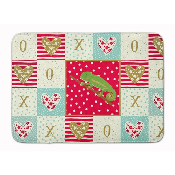 Chameleon Machine Washable Memory Foam Mat Red