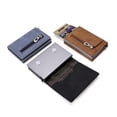 thumbnail image 5 of RFID Metal Credit Card Case Card Holder Business Men and Women Portable Card Holder Multi-functional Seven Character Trolley Small Wallet, 5 of 5