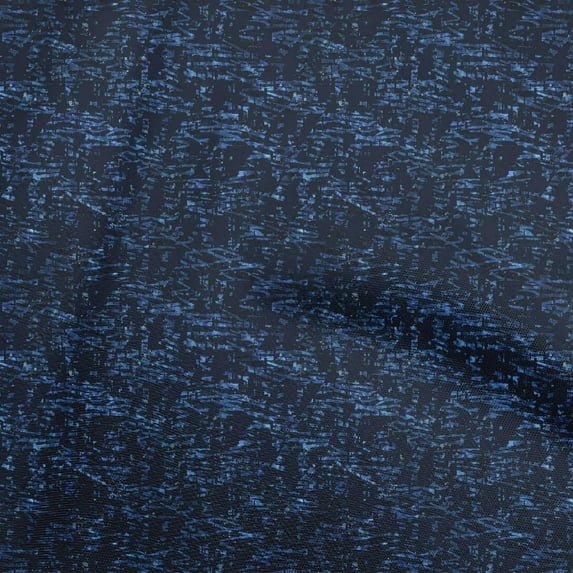 oneOone Cotton Poplin Blue Fabric Texture Fabric For Sewing Printed Craft Fabric By The Yard 42 Inch Wide