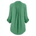 thumbnail image 4 of Homenesgenics Womens Tops under $5 Dressy Shirts Fashion Women Casual Plus Size Lace Solid Long Sleeves V-Neck Shirt Blouse Tops, 4 of 5