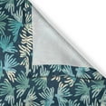 thumbnail image 3 of Ambesonne Nautical Kitchen Curtains, Neutral Corals Pattern, 55"x24", Deep Sky Blue Turquoise, 3 of 3