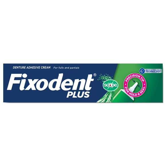 Fixodent Control Crème Adhésive pour Prothèses Plus Scope 2 oz (Lot de 8)