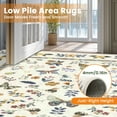 thumbnail image 3 of Area Rugs for Living Room, Homasen 4'x6' Washable Indoor Rug Boho Butterfly Beige, Soft Low Pile Stain Resistant Carpet for Entryway Nursery Bedroom, 3 of 9