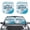 Beach Ocean Wood Pattern, variant on XYZCANDO Windshield Sun Shade with Underwater Shark Print, Suv Sun Shade for Front Window to Block Heat and Keep Vehicle Cool for Summer Trips