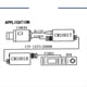 thumbnail image 4 of DC12V 1CH Activo UTP Receptor de Vídeo Balun BNC Video Balun para CCTV Cámara DVR, 4 of 5