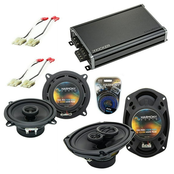 Fits Cadillac Fleetwood 85-92 OEM Speaker Upgrade Harmony R5 R69 & CXA360.4 Amp