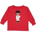 thumbnail image 3 of Inktastic African American Boy, Doctor, Lab Coat, Medicine Boys Long Sleeve Toddler T-Shirt, 3 of 5