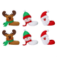 thumbnail image 4 of ckepdyeh 6 piezas de copas de vino navideñas de Papá Noel: marcadores de bebidas para copas de vino navideñas, 4 of 8
