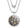 thumbnail image 1 of Mimi Flowers 1" Pendant with Sterling Silver Plated Chain, 1 of 4