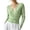 Light Green, variant on Yertdoel Sweaters for Women Solid Cross Neck Pullover Long Sleeve Slim Fitted Tops Trendy Casual Lightweight Comfy Blouse