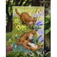 thumbnail image 3 of Carolines Treasures ASA2131GF Fox Cubs Drapeau Jardin Taille, 3 of 3