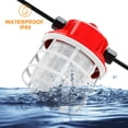thumbnail image 3 of RIUVAO 50FT Construction String Lights, 75W 7500LM Super Bright IP67 Waterproof Dust Construction Lights for Construction Site,Temporary Work, Job Site and All Outdoor.(50FT-5Light) C31, 3 of 3