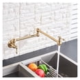 thumbnail image 3 of Brass Pot Filler Tap Wall Mounted Kitchen Faucet Foldable Gold Single Cold Sink Tap Rotate Folding Spout ,Easy to Install, 3 of 7