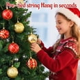 thumbnail image 4 of Waipfaru 16Pcs Christmas Ball Ornaments,3.15" Shatterproof Hanging Xmas Ornaments Set for Christmas Holiday Party Decoration, 4 of 7