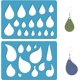 thumbnail image 1 of Plantilla para hacer aretes en forma de lágrima de 2 estilos, reutilizable, con forma de diamante, geométrica, de cuero, para cortar acrílico., 1 of 9