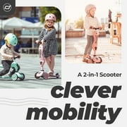 Scoot & Ride 2-in-1 Ride-On & Stand Scooter, Ages 1-5, Highwaykick 1, Rose