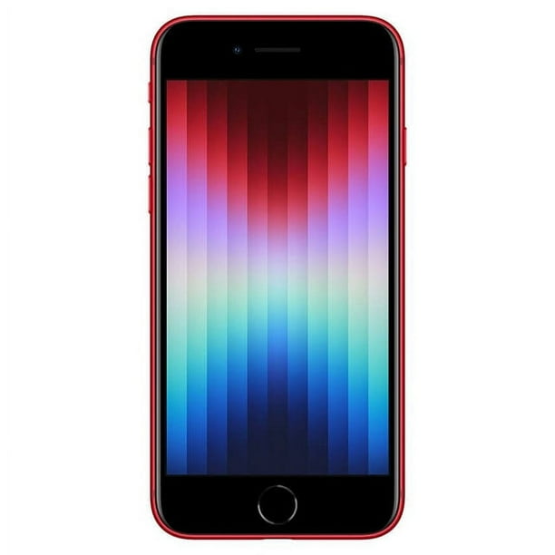 Red Apple iPhone SE (3rd Gen) (128GB) Fully Unlocked- Excellent