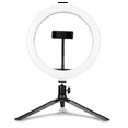 thumbnail image 2 of LED Circular Fill Light with USB Adjustable Desktop Triangle Bracket and Remote Control for in the Live Broadcast Room, 2 of 7