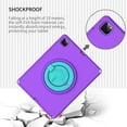 thumbnail image 5 of Aminegg Kids Shockproof Case Stand Handle Heavy Duty Cover for iPad Pro 12.9 6th Gen 5 4 3 Purple, 5 of 6