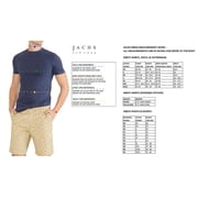 Jachs Mens Twill Button Down Shirt, Navy, Large