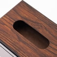 thumbnail image 7 of Wood Rectangular Tissue Box Holder with Magnetic Lid, Decorative Bathroom Countertop Facial Tissues Dispenser, 7 of 7