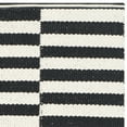 thumbnail image 4 of SAFAVIEH Montauk Raeyln Striped Cotton Area Rug, Ivory/Black, 6' x 9', 4 of 5