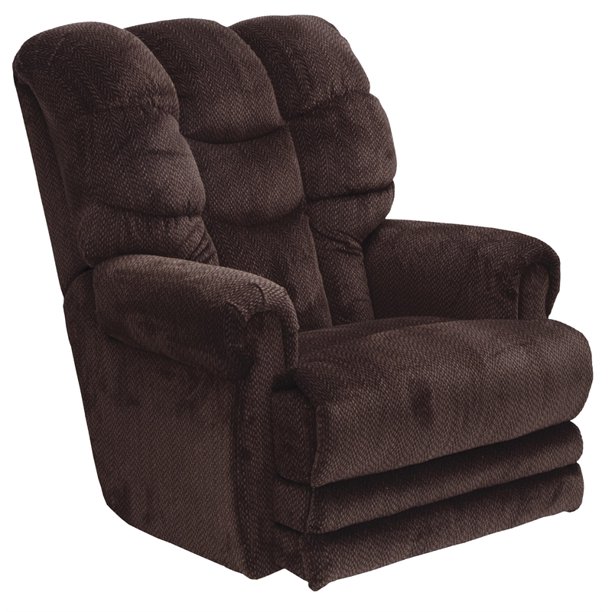 Barkley Power "Lay Flat" Recliner with Extended Ottoman in Red