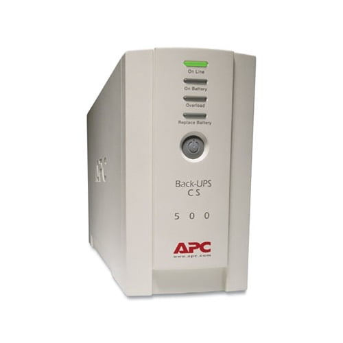 BK500 Back-UPS CS Battery Backup System 6 Outlets, 500 VA, 480 J