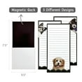 thumbnail image 2 of Wrapables Magnetic Notepads for Refrigerator, To-Do lists, Grocery Shopping, Memo, Reminders (Set of 3), Dogs, 2 of 6