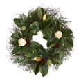 thumbnail image 1 of Nearly Natural W1036 20 in. Cedar, Ruscus & Magnolia with Berries Artificial Wreath, 1 of 1
