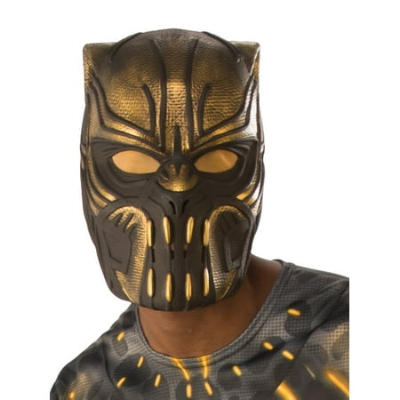 Marvel Black Panther Movie Erik Killmonger Adult 1/2 Mask Halloween Costume