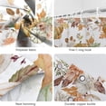 thumbnail image 3 of Duschdraperi Höst Vattenfärg Blommig Lönnlöv Duschdraperi för Badrum Boho Höst Thanksgiving Pumpa Hem Badkar Dekoration Vattentätt Tyg, 3 of 4