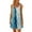 Sky Blue, variant on Women's Beach Dress Bikini Coverups - Casual Halter Summer Dress for Vacation, Pool & Beach Parties