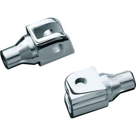 Kuryakyn Front Chrome Tapered Foot Peg Adaptors (7939)