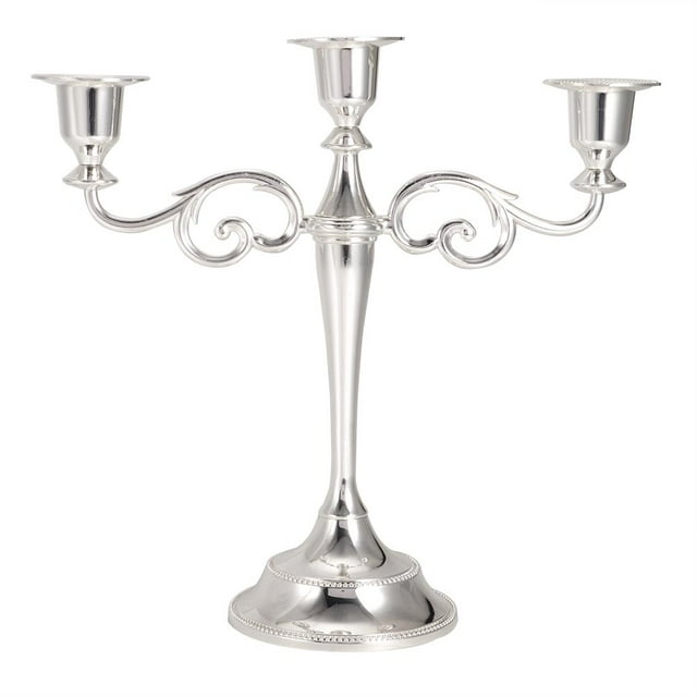 Romantic 3 Head Candlestick, Dinning Table Candlestick Candlestick, 3 Head For Wedding Table Decoration