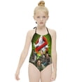 thumbnail image 3 of Ghostbusters Children's One-piece Swimwear Halterneck Swimsuit Summer Beach Girl's Bathing Suits Breathable Beachwear, 3 of 7