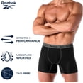 thumbnail image 2 of Reebok Boxer briefs para hombre, paquete de 8, control de humedad, 15 cm, 2 of 6
