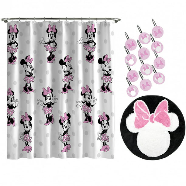 Print 14pc Shower Curtain And Rug Set, Disney Princess Shower Curtain Set