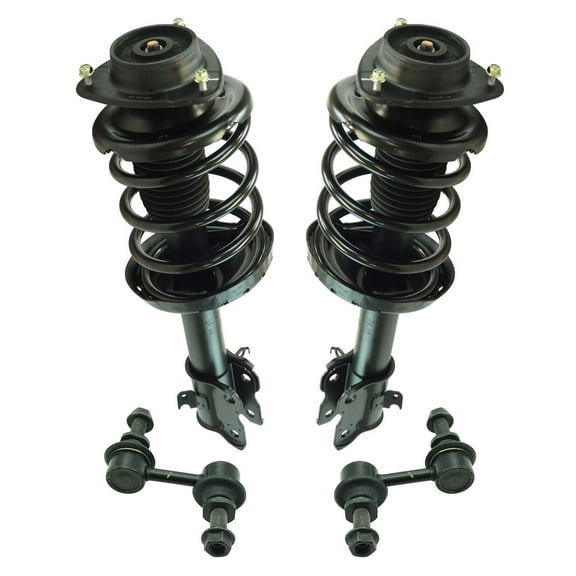 TRQ Front Complete Loaded Strut Spring Assembly Sway Bar Link Kit 4pc Set SCA31225 Fits select: 2006-2007 SUBARU B9 TRIBECA, 2008-2014 SUBARU TRIBECA