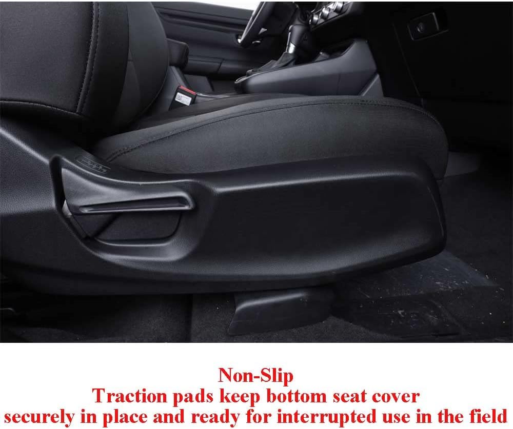 DIKSOAKR Front Car Seat Covers Fit for Honda HRV 2016-2024 Breathable Suede  Car Seat Cushion Anti-Slip Padded Seat Protector with Memory Foam