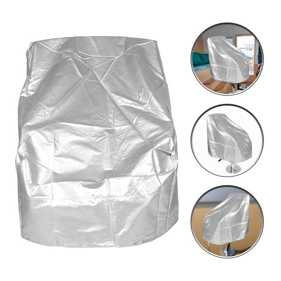 FUEENIRVA Protector De Asiento Para De Poliéster Plateado Con Completa