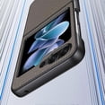 thumbnail image 5 of For Samsung Galaxy Z Flip5 Ultra-thin Plain Skin Leather Phone Case, 5 of 5