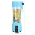 thumbnail image 7 of Portable Blender USB Rechargeable Personal Juicer Cup Small Fruit Juice Mixer for Shakes and Smoothies, 7 of 7